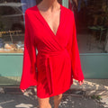 Kimono mini rosso