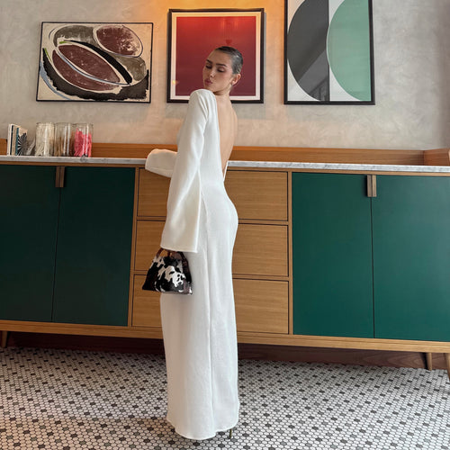 Abito cozy bianco