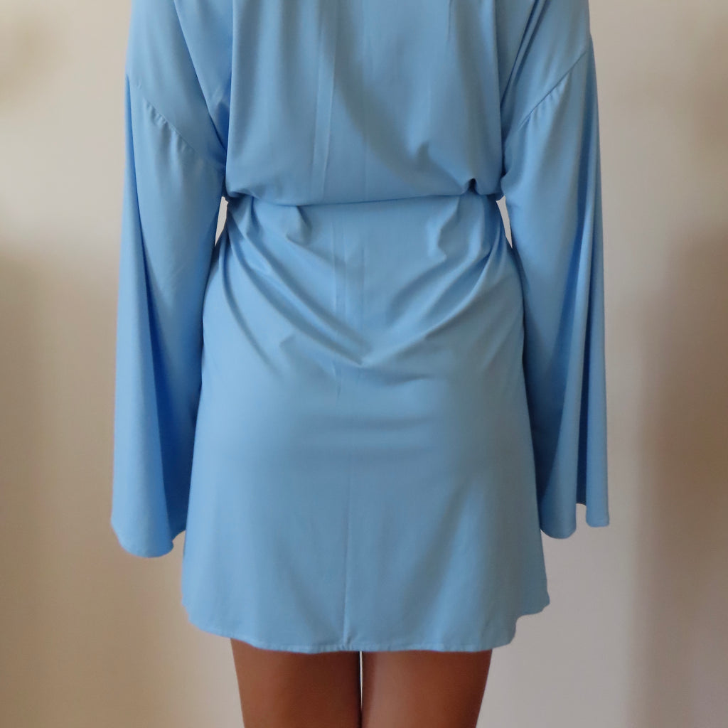 Kimono mini blu